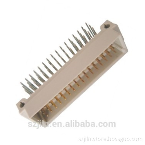2.54mm right angle triple row male Din 41612 connectors